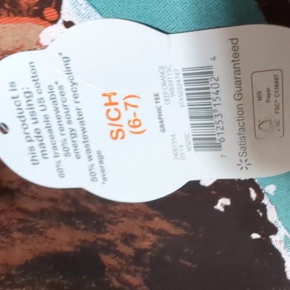 Boys Mountain Snowboarding Graphic Tee, Orange NWT - Picture 9 of 10